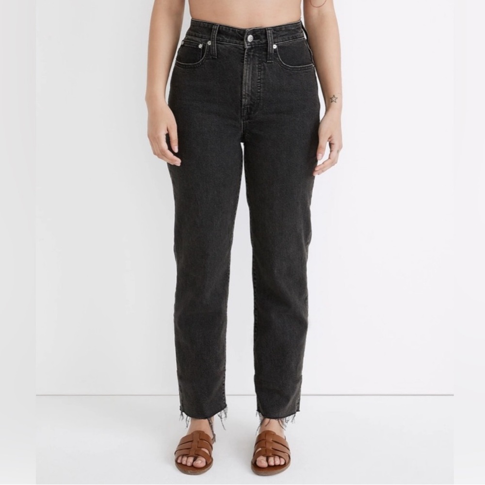 Madewell | The Curvy Perfect Vintage Straight Jean In Lunar Wash Size 28